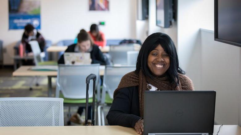 Karla Pew, student at Penn State Brandywine. 