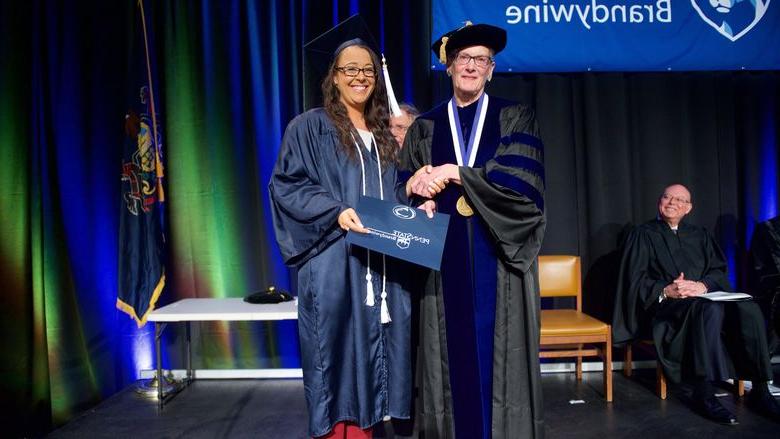 Stacy Foy and Kristin Woolever of Penn State Brandywine. 